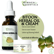 [Hiwaga] BITOON NATURAL HERBAL OIL w/ CREAM 50g | Pure Bitoon Herbal | BUKOL GOITER TUMOR CYSTS AT L