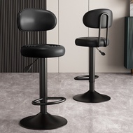 Front Desk Swivel Backrest Bar Stool Cashier Desk Bar Stool Bar Chair High Foot Adjustable Swivel St