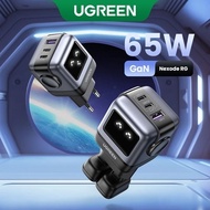 UGREEN ROBOT Charger GaN 65W Fast Charging PD 3.0 QC 4.0 PPS FCP SCP for Macbook Tablet iPhone 15 14