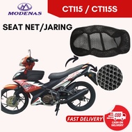 MODENAS SEAT NET MOTOR - CT115 CT 115 CT115S SEAT NETT BLACK HITAM JARING SARUNG KUSYEN SEAT COVER NETT UNIVERSAL