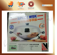 🐮Buffalo Space Wok - 40cm / 🐮 牛头牌不锈钢太空炒锅 40cm 💥⚡️READY STOCK⚡️