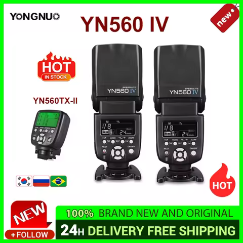 YONGNUO YN560 IV YN-560 IV 560IV 2.4G Wireless Flash Speedlite/YN560TX-II Trigger Radio Master Mode 