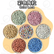 COLORFUL LECA 6MM COLOR succulent soil CLAY PEBBLES GARDENING PLANTS DECORATION LECA BALLS  彩色陶粒 水根种植陶粒