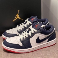 Pure Original AJ1 Low-Top Gray Basketball Shoes Qiaoyi Men Women Couples Trendy All-Match Casual Spo