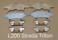 1set Klip Plat - Plate Disc Brake Pad L200 Strada Triton