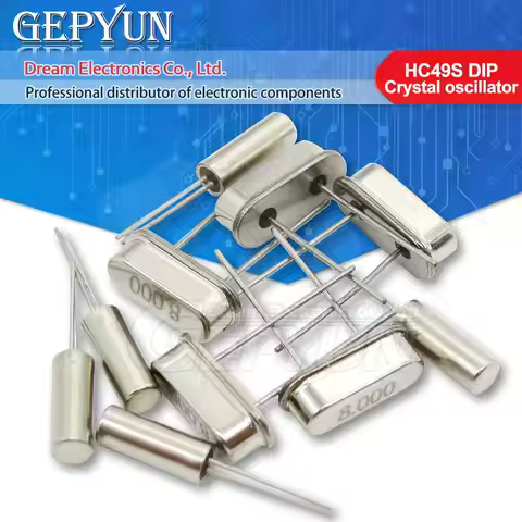 10PCS HC49S 4 6 8 12 16 20 24 32.768 2X6 32.768K 3X8 4.096 7.3728 11.0592 13.56 22.1184 25 27 30 32