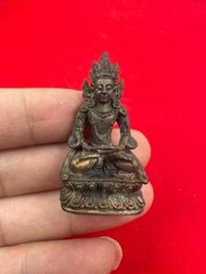 龍婆卡賢非常出名的佛歷2514年藏傳藥師佛 送意大利金殼 同薩馬空認證卡