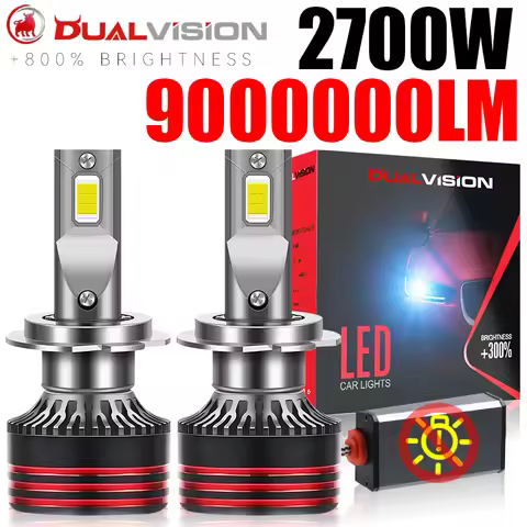 Dualvision M8PRO H7 Led H4 H3 H1 2700W 9000000LM H8 H11 9005 HB3 9006 HB4 9012 HIR2 H9 Canbus 9054 C