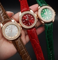 นาฬิกาข้อมือ ผู้หญิง สายหนัง Bolun แบรนด์แท้ ขนาดกลาง ( แถมฟรี !!! กล่องกระดาษ )