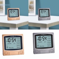 【3C】 Islamic Azan Clock Calendar Prayer Desk Alarm Clock Digital Reminder Alarm Clock