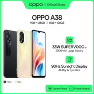 TERMURAH HP SECOND RASA BARU OPPO A38 4/128GB & 6/128GB [5000mAh SUPERVOOC 33W, 90Hz Sunlight DIspla