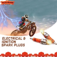 Motorcycle Spark Plug A7TJC Modification GY6 50Cc 70Cc 90Cc 110Cc 125Cc ATV Dirtbike 50 125 150Cc 3 Electrode Spark Plug uejfrdkuwg