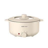 奥克斯电煮锅家用火锅大容量多功能煮粥一体锅宿舍小型新款3-6人Oaks Electric Cooking Pot Household Hot Pot Large Capacity Multi-Powe