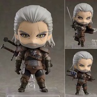 Q Version Nendoroid Wizard Wild Hunting 907 #Geralt Geralt Movable Face Change Game Doll 12.20
