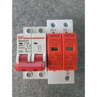 ( โปรโมชั่น++) คุ้มค่า DC Circuit Breaker LW 32A + DC Surge Protector USOLA (เบรกเกอร์ DC 32 แอมป์+ก