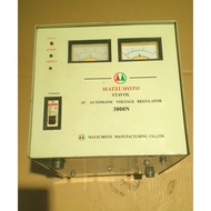 MATSUMOTO 3000N Stabilizer ELECTRIC VOLTAGE STABILIZER