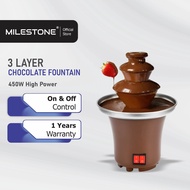3 Layer Chocolate Fondue Fountain, Three Layer Household Chocolate Fountain, Chocolate Melt Fondue, 
