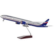 Model Pesawat LED Model Pesawat Resin Model Pesawat Boeing 777 Rusia Model Pesawat Rusia 777