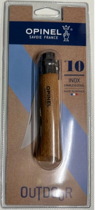 Opinel No.10 Stainless Steel / Blister Pack