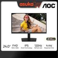 AOC 24B15H3 23.8" 120Hz 4ms GTG IPS Monitor (HDMI x1, VGA x1)