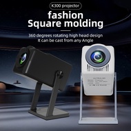 Mini projector projector K300  WiFi movie projector 1920*1080P HD supports mobile screen sharing 4k 