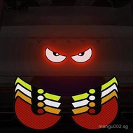 New Night Cat Eye Reflective Sticker Motorcycle Bicycle Sticker Car Warning Sticker Creative Funny P