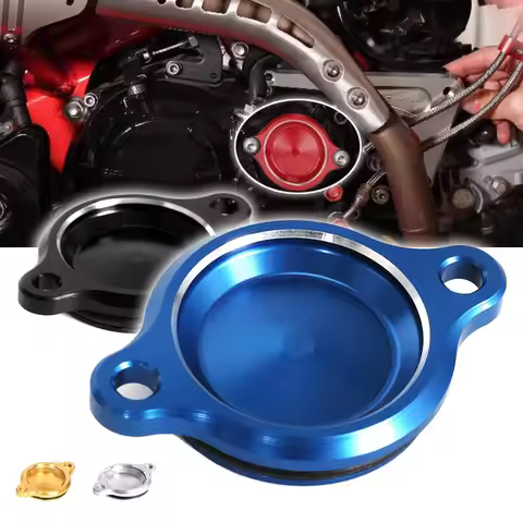 Motorcycle CNC Engine Oil Filter Cover Cap Accessories Compatible with HONDA Super Cub 50/Pro super 