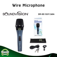 Microphone Soundvision DM-89 Dynamic Cardioid แบบมือถือ มีคอไมค์ สำหรับพูดหรือร้องเพลง ไมค์ ไมค์สาย 