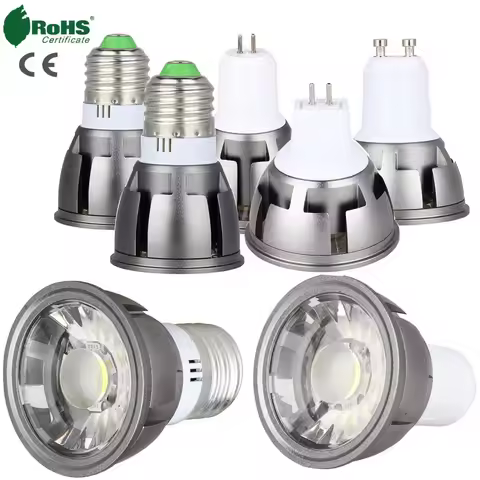 Ultra Bright LED COB Spotlight 6W 9W 12W E26 E27 MR16 GU10 GU5.3 Light Bulb 12V AC 220V 110V Spot li