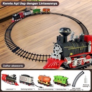 TATAJOY SPRAY KERETA API MAINAN REL PANJANG KERETA API THOMAS TRAIN SET MAINAN ANAK LAKI LAKI - TATA