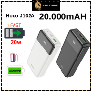 Pin Sạc Dự Phòng Hoco J102/J102A Dung Lượng 10000mAh/ 20000mAh Sạc Nhanh 20WCổng Type-C Sạc Nhanh 2