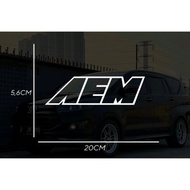 AEM car stickers