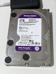 WD 2TB 紫標 3.5吋硬碟 良好