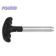 MAYSHOW Pool Cue Weight Screw Wrench, Black Portable Pool Cue Weight Bolt Wrench, Billiard accessori