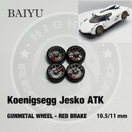 BAIYU 1/64 Model Car Wheels - Koenigsegg Series jesko ATK/ CC850