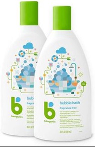 2支 Babyganics Bubble Bath