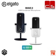 Corsair Elgato Wave 3 Black/Whtie Premium Microphone & Digital Mixing Solution