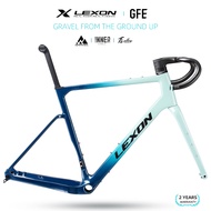 Lexon GFE Carbon Gravel Frameset 700C/650B, HMX SL Carbon, T800/T1000, Flat Mount Disc, Electronic/M