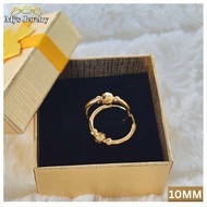 Mj's Fashion Hoop Earrings for Women 10mm – Simple Elegant Gold Small Hoops Jewelry Gift