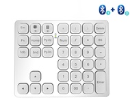 JOMAA Numeric keyboard 36keys Bluetooth Numeric Keypad Wireless Rechargeable Numpad Keyboard Ultra Thin Number Keyboard for iPad Laptop Android Ios MAC Windows