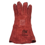 Optimum Insulation Comfort High Heat Resistance 13" Welding Protection Gloves CE EN 388 Certified