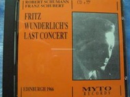 Fritz Wunderlich~Last Concert  溫德利希~早逝的一代天才男高音最後音樂會 *1966.9.4愛丁堡live* 發行於1989,賱購於1994