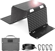 45W Solar Panel Charger with Handle 18V USB-A USB-CDC Portable Foldable Power Emergency ETFE Monocry