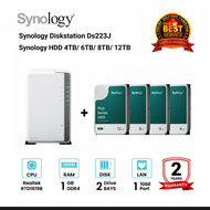[NEW] Synology DiskStation DS223j 2-Bay + 2 x Synology HDD 4TB/6TB/8TB/12TB