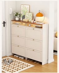 2026 New Ultra-Thin Magnetic Flip Shoe Cabinet | Wall Mounted HDB Space Saver | Free Shipping SG  d0