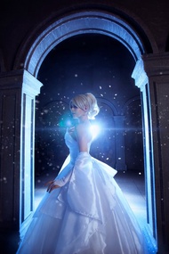 Lunafreya Nox Fleuret Final Fantasy XV 婚紗 cosplay 定做