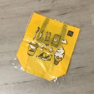 麥當勞 購物袋 就是黃 不織布提袋 環保袋 絕版購物袋 收納 隨身攜帶 黃色手提袋 肩背 可換物