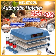 Automatic Egg Incubator LED Display Dual Power Auto Turning Adjustable Tray Transparent Cover for Ch