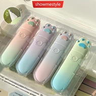 SMS 4Pcs Gradient Color Correction Tape Cat Shaped Portable Correction Tape Anti-Drop Correction Bel