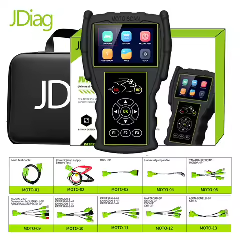 JDiag M100 Pro Scanner For BMW KTM Honda Kawasaki Yamaha Suzuki KTM D87/88 Motorcycle Diagnostic Too
